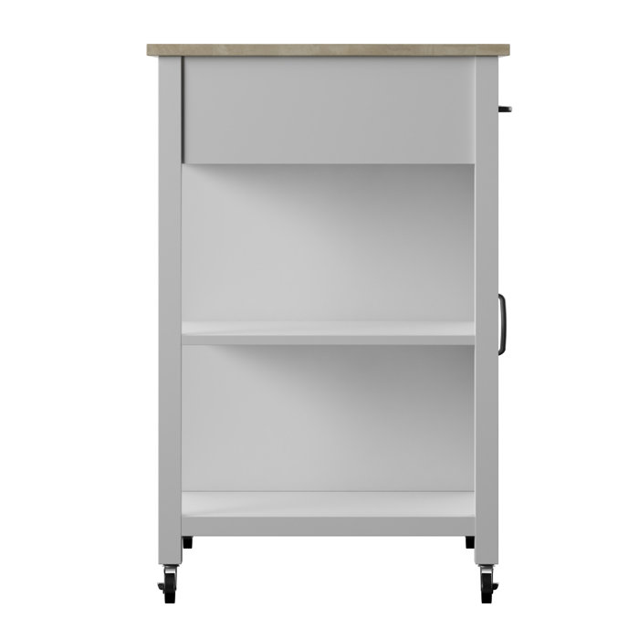 Laurel Foundry Modern Farmhouse Amata Wood Kitchen Cart & Reviews Wayfair